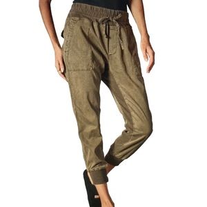 James Perse Mixed Media Jogger Pant Women Size M